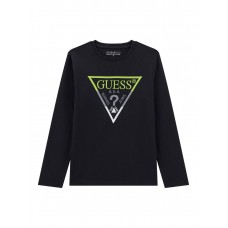 GUESS μπλούζα παιδική L5YI06K8HM4-JBLK μαυρο